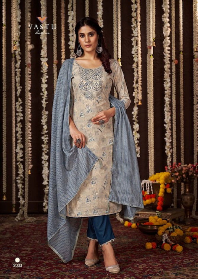 Vastu Gulmohar Vol 1 Designer Cotton Dress Material Collection
